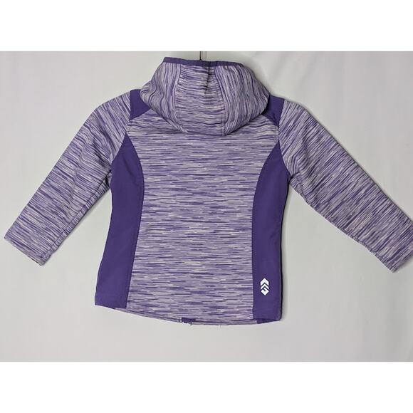FREE COUNTRY Girls purple white all weather jacket size 5/6 - Picture 8 of 8